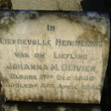 OLIVIER Johanna M. 1940-1943