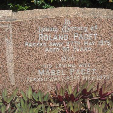 PAGET Roland -1975 &amp; Mabel -1979