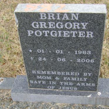 POTGIETER Brian Gregory 1963-2006