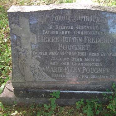 POUGNET Pierre Julien Frederic -1961 &amp; Marie Ellen -1965