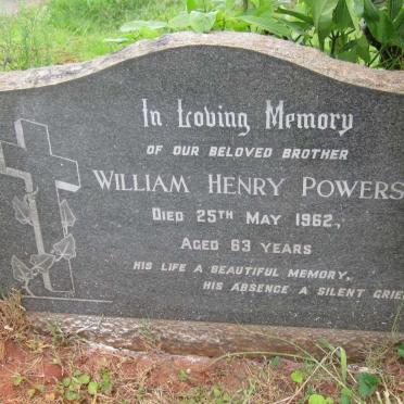 POWERS William Henry -1962