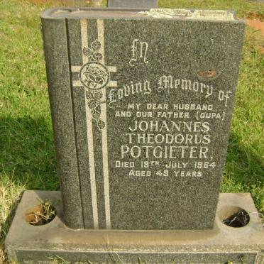 POTGIETER Johannes Theodorus -1964