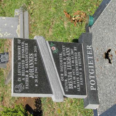 POTGIETER Johannes 1941-2010 :: POTGIETER Brenda Leigh-Ann 1971-2007