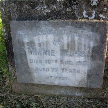 ROSS Minnie  -1961