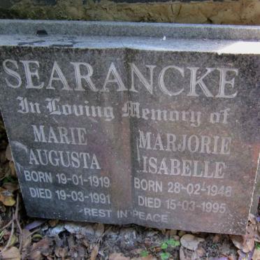 SEARANCKE Marie Augusta 1919-1991 :: SEARANCKE Marjorie Isabelle 1948-1995