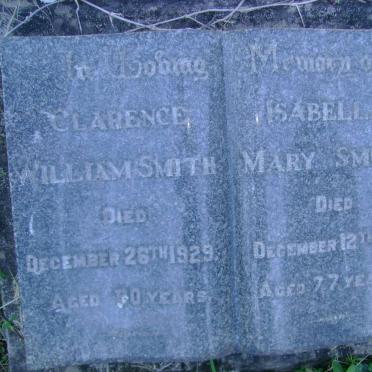 SMITH Clarence William -1929 &amp; Isabella Mary -1946