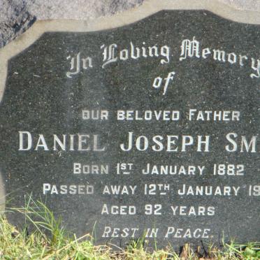 SMITH Daniel Joseph 1882-1974