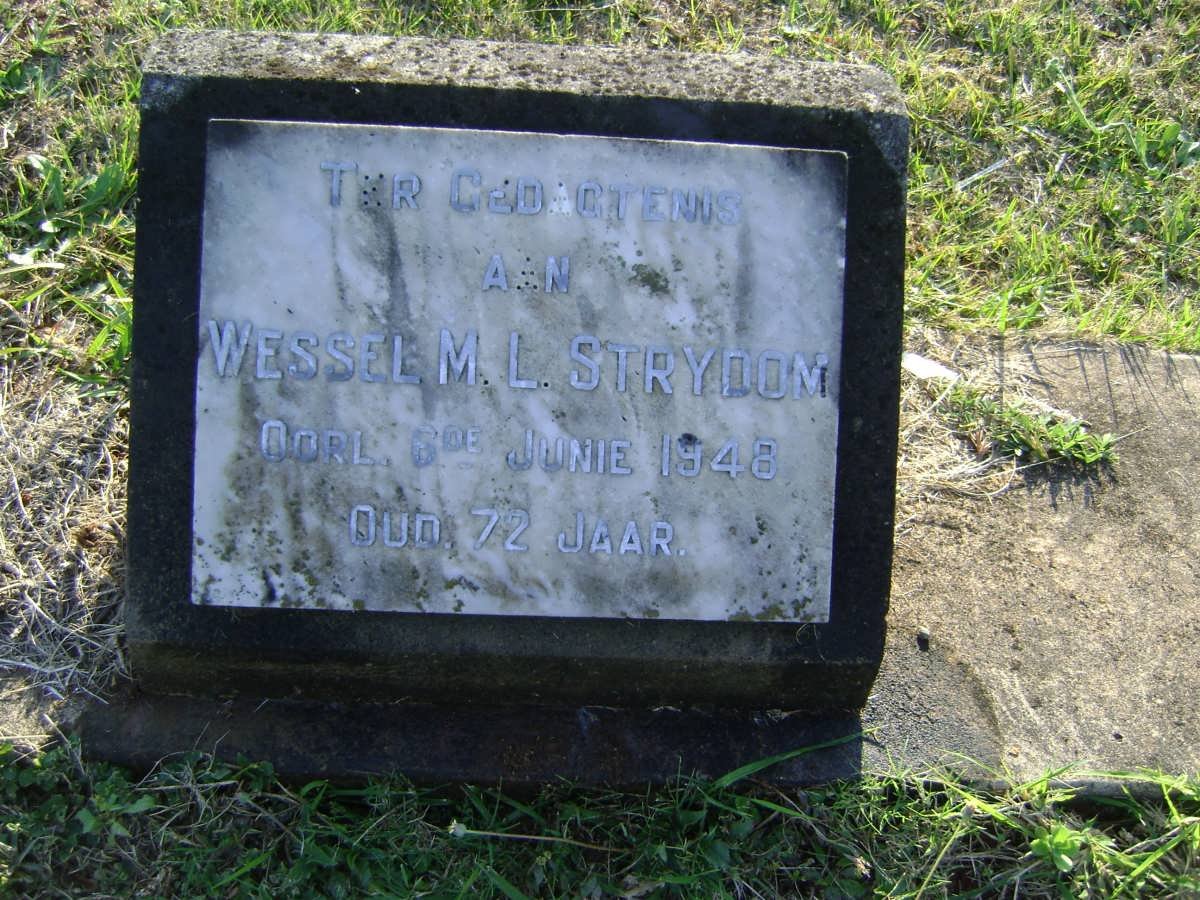 STRYDOM Wessel M.L. -1948