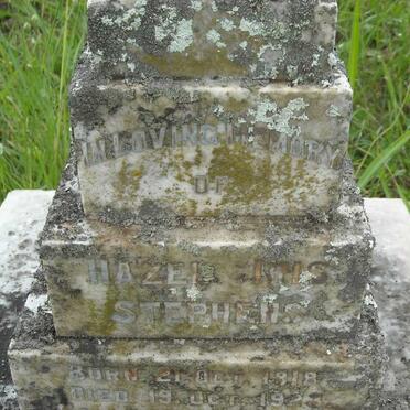 STEPHENS Hazel Iris 1918-1923 :: STEPHENS Elizabeth -1927