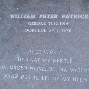 SHAW William Peter Patrick 1914-1976