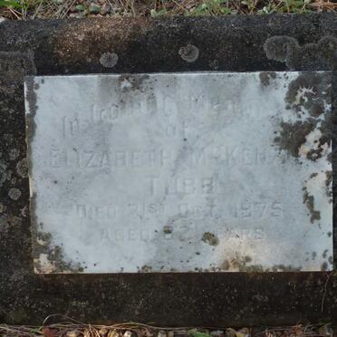 TUBB Robert Charles -1957 &amp; Elizabeth McKENZIE -1975