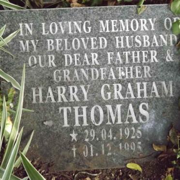 THOMAS Harry Graham 1925-1995
