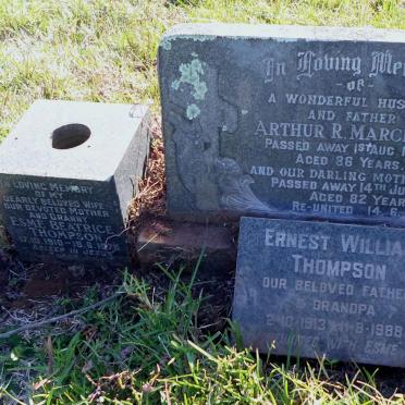 THOMPSON Ernest William 1913-1988 &amp; Esme Beatrice 1910-1978 :: MARCHAND Arthur R. -1964 &amp; Irene -1969