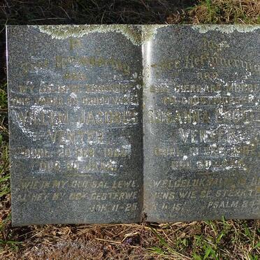 VENTER Willem Jacobus -1950 &amp; Susanna Engela -1962