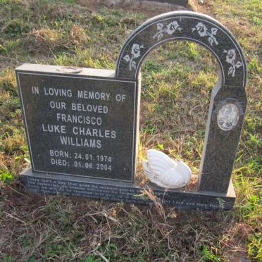 WILLIAMS Francisco Luke Charles 1974-2004