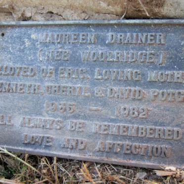 DRAINER Maureen nee WOOLRIDGE 1935-1982