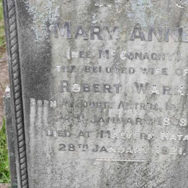 WARK Mary Anne 1868-1921