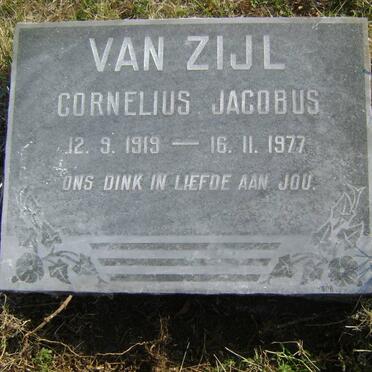 ZIJL Cornelius Jacobus, van 1919-1977