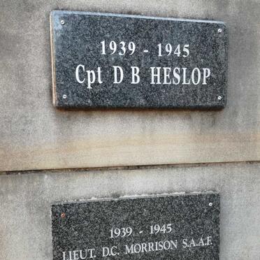 HESLOP D.B. :: MORRISON D.C.