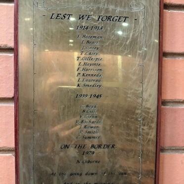 Kwazulu-Natal, DURBAN, Morningside, Catholic Parish of St. Joseph, Memorials