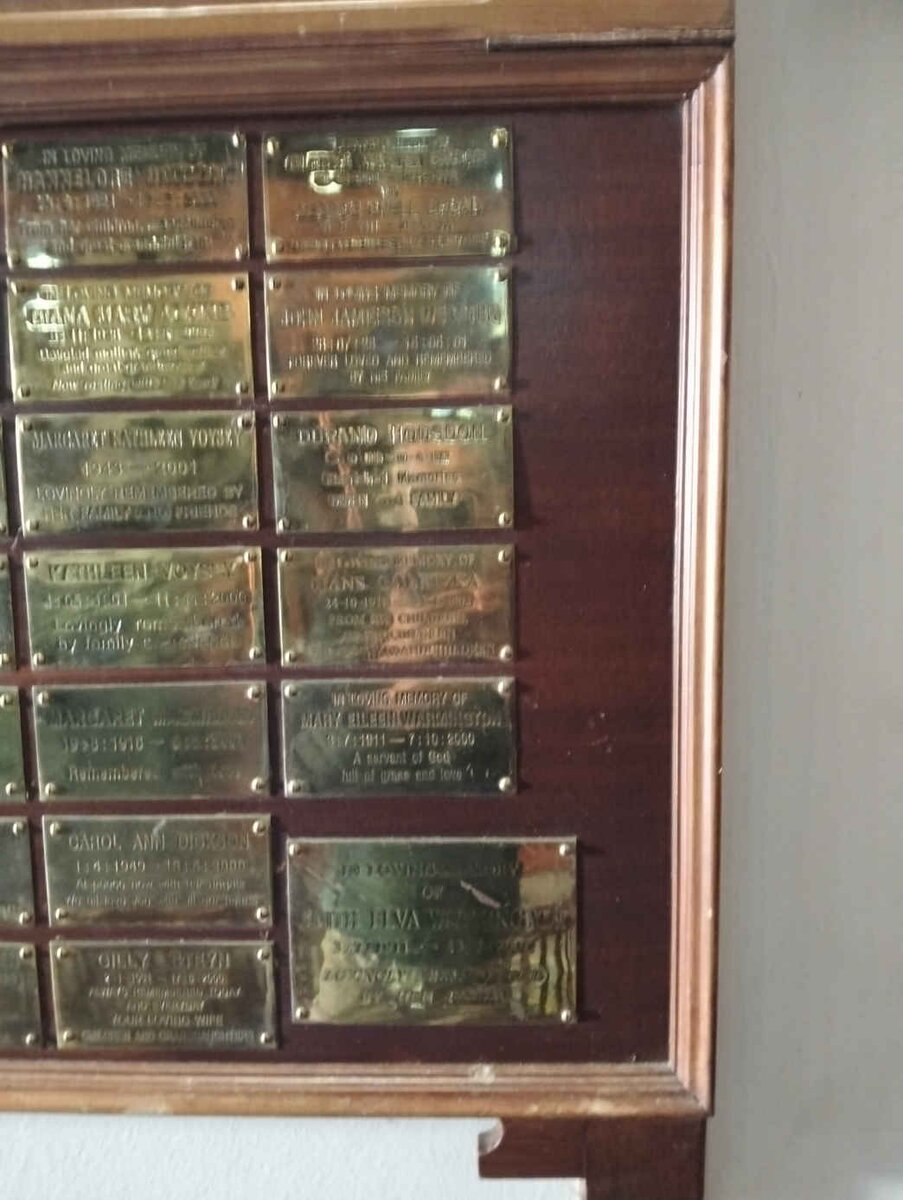 16. Memorial plaques