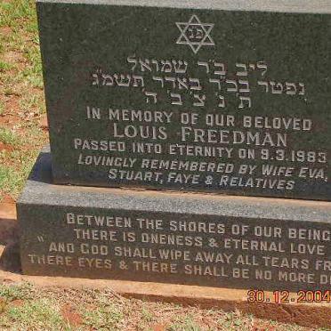 FREEDMAN Louis -1983