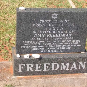 FREEDMAN Ivan 1945-2005