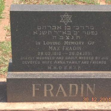 FRADIN Max 1910-1991