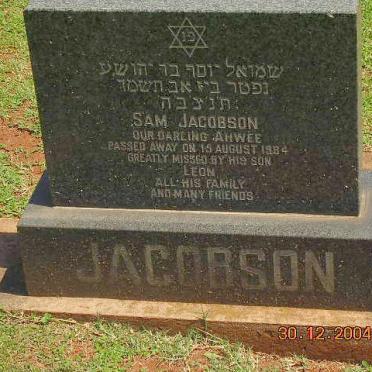 JACOBSON Sam -1984