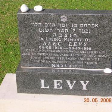 LEVY Alec 1945-1998