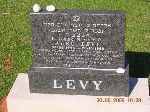 LEVY Alec 1945-1998