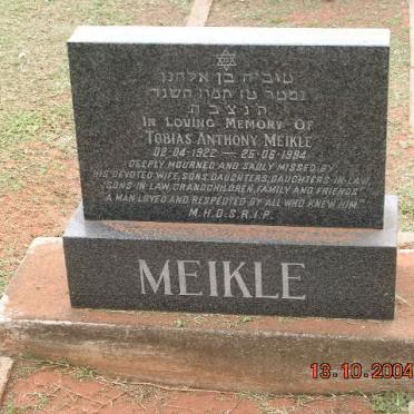 MEIKLE Tobias Anthony 1922-1994