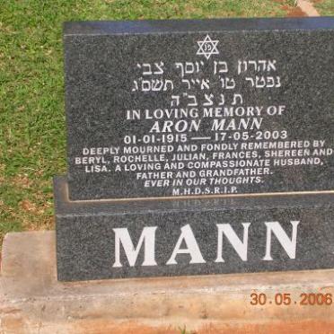 MANN Aron 1915-2003