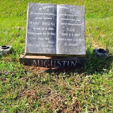 AUGUSTIN Isaie 1887-1979 & Mary Rosina 1892-1960