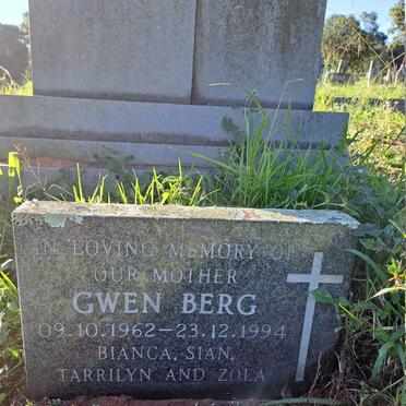 BERG Gwen 1962-1994
