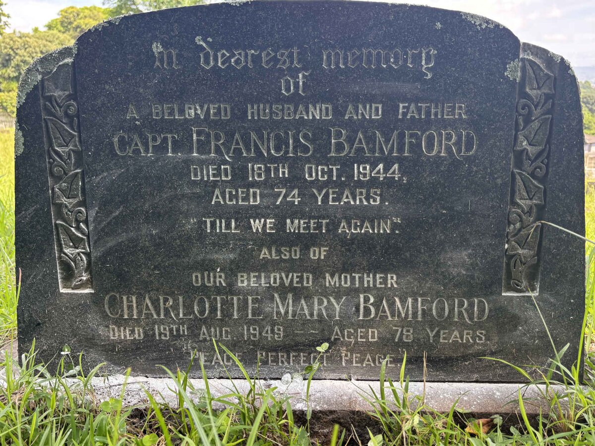 BAMFORD Francis -1944 & Charlotte Mary -1949