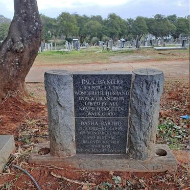 BARTHO Paul 1920-2005 & Dasha 1922-1993