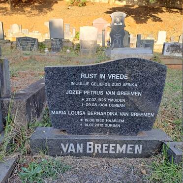 BREEMEN Jozef Petrus, van 1925-1984 & Maria Louisa Bernardina 1930-2012