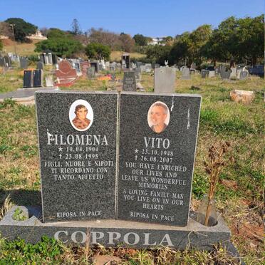 COPPOLA Vito 1948-2007 & Filomena 1904-1995