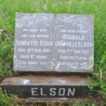 ELSON Reginald Granville -1961 & Henriette -1960