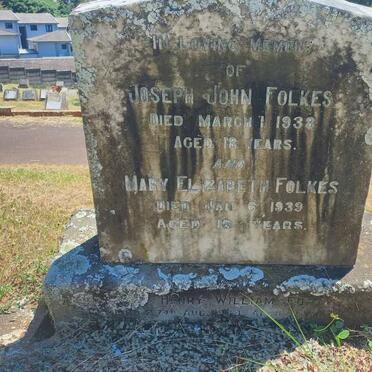 FOLKES Joseph John -1938 & Mary Elizabeth -1939 :: FOLKES Henry William -1969