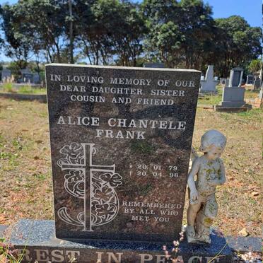 FRANK Alice Chantele 1979-1996