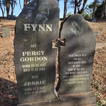 FYNN Percy Gordon 1927-1983 & Jessie 1937-2003
