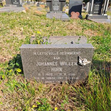 HORN Johannes Willem 1938-1994