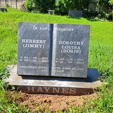 HAYNES Herbert Jimmy 1912-1965 & Dorothy Louisa Doris 1911-2001