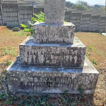 KOHLER Max 1934-1954 & Barbara -1976