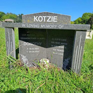 KOTZIE Dorothy 1962-1992