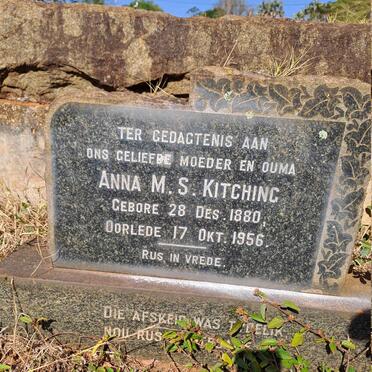 KITCHING Anna M.S. 1880-1956