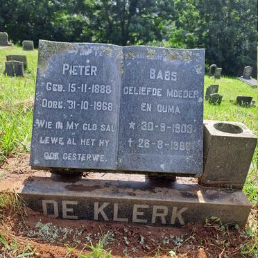 KLERK Peter, de 1888-1968 & Babs 1903-1988