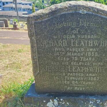 LEATHWHITE Richard -1955 & Jessie -1962